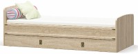 Postel 90x200 cm s ÚP BELICE dub sonoma