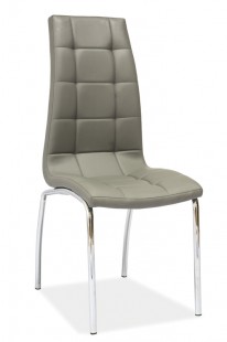 Jídelní čalouněná židle H-104 šedá