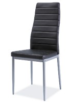 Jídelní čalouněná židle H-261 Bis černá/alu