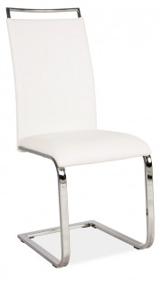 Jídelní čalouněná židle H-334 bílá