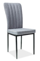 Jídelní čalouněná židle H-733 šedá/černá
