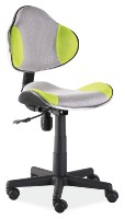 Kancelářská židle Q-G2 šedá/zelená