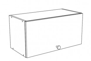 60VP horní skříňka s výklopem EKO bílá