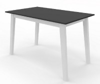 Jídelní stůl CARLOS 120x80 bílá/černá