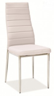 Jídelní čalouněná židle HRON-261 sv. béžová/chróm