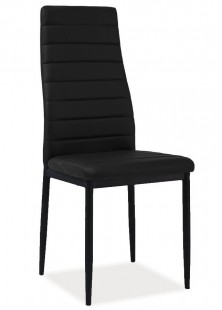 *Jídelní čalouněná židle HRON-261 černá/černá