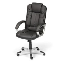 Kancelářská židle WILMA koženka, černá