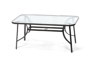 Ocelový zahradní stůl STANDARD XL černý