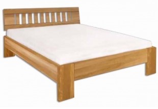 Dřevěná postel 200x200 lk293 masivní dub