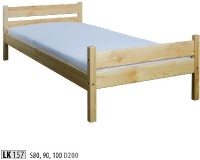 Dřevěná postel 90x200 LK157