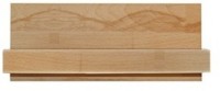 Dřevěná police PK212 masiv buk - šířka 40 cm
