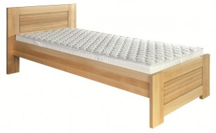 Dřevěná postel 100x200 buk LK161