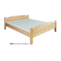 Dřevěná postel 140x200 LK101