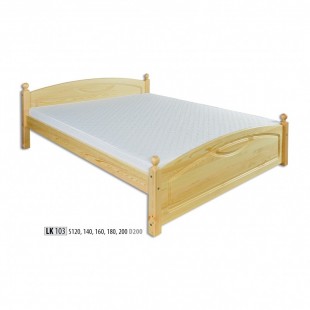 Dřevěná postel 140x200 LK103