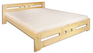 Dřevěná postel 140x200 LK117
