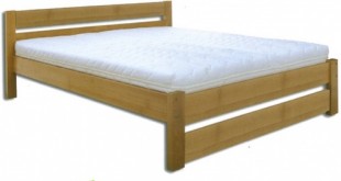 Dřevěná postel 140x200 buk LK190