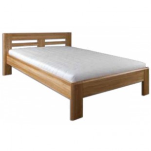 Dřevěná postel 140x200 LK211 masivní dub