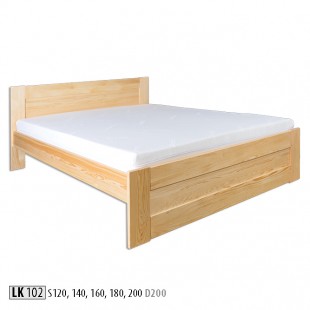 Dřevěná postel 160x200 LK102