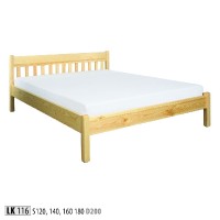 Dřevěná postel 160x200 LK116