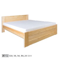 Dřevěná postel 200x200 LK102