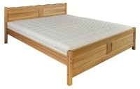 Dřevěná postel 200x200 buk LK109
