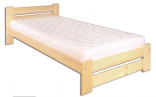 Dřevěná postel 80x200 LK146 - moření borovice