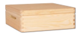 Dřevěná truhlička GD266