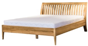Dřevěná postel LK291 140x200, dub masiv