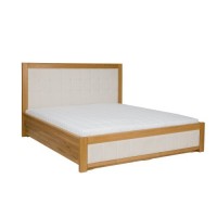 Dřevěná postel 140x200 lk114 masivní dub, casablanca