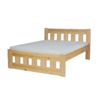 Dřevěná postel LK119, masiv, 180x200cm