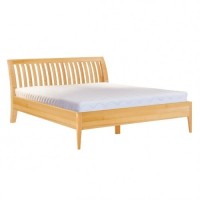 Dřevěná postel LK191 140x200, buk masiv
