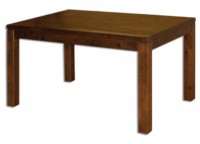 Jídelní stůl st302 S120 masiv dub, šířka desky 4 cm, 1 křídlo
