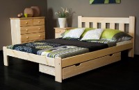 Dřevěná postel Brita 120x200 + rošt ZDARMA