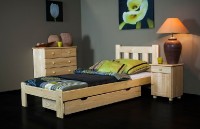 Dřevěná postel Brita 90x200 + rošt ZDARMA
