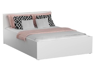 Dřevěná postel DM1 bílá, 120x200 + rošt ZDARMA