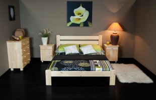 Dřevěná postel Eliza 120x200 + rošt ZDARMA