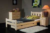Dřevěná postel Greta 90x200 + rošt ZDARMA