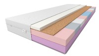 Vrstvená matrace Kale plus kokos/pěna 80x200, 16 cm výška, H2/H4