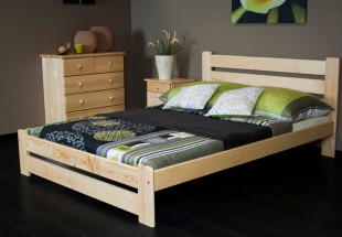 Dřevěná postel Kati 120x200 + rošt ZDARMA