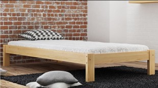 Dřevěná postel Liliana 90x200 + rošt ZDARMA