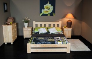 Dřevěná postel Mila 120x200 + rošt ZDARMA