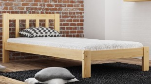 Dřevěná postel Ofelia 90x200 + rošt ZDARMA