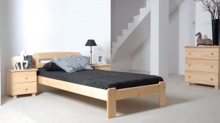 Dřevěná postel Sara 90x200 + rošt ZDARMA