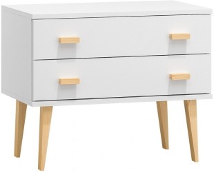 Komoda NR1 Venuci 2S - v58 x š59 x h42, bílá