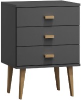 Komoda NR1 Venuci 3S - v75 x š59 x h42, šedá