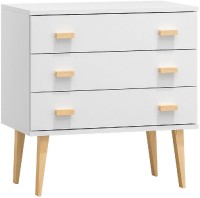 Komoda NR1 Venuci 3S - v75 x š79 x h42, bílá