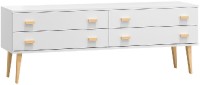 Komoda NR2 Venuci 2S - v58 x š175 x h42, bílá
