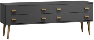 Komoda NR2 Venuci 2S - v58 x š175 x h42, šedá