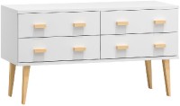 Komoda NR2 Venuci 2S - v58 x š79 x h42, bílá