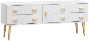 Komoda NR4 Venuci 2S - v58 x š115 x h42, bílá